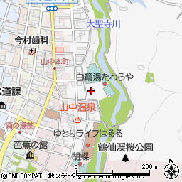 石川県加賀市山中温泉東町２丁目ネ44周辺の地図