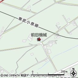 群馬県館林市成島町1446-11周辺の地図