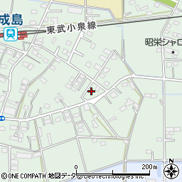 群馬県館林市成島町701-21周辺の地図