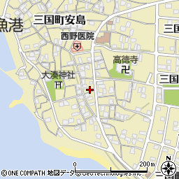 福井県坂井市三国町安島31-6周辺の地図