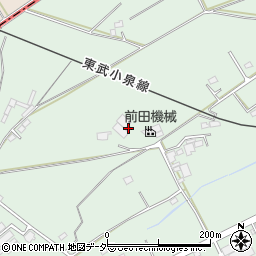 群馬県館林市成島町1446-34周辺の地図