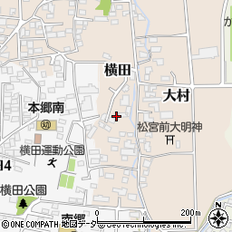 長野県松本市大村1079周辺の地図