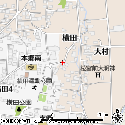 長野県松本市大村1076周辺の地図
