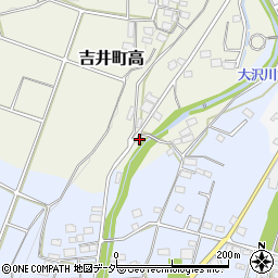 群馬県高崎市吉井町高196周辺の地図