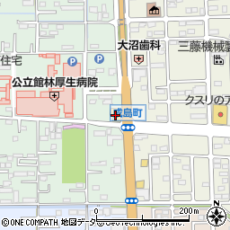 ココス館林成島店周辺の地図