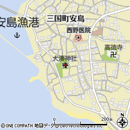 福井県坂井市三国町安島23-14周辺の地図