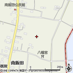 栃木県小山市南飯田周辺の地図