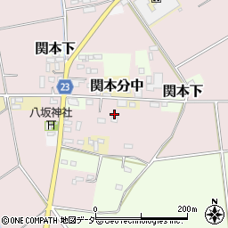 茨城県筑西市関本中758周辺の地図