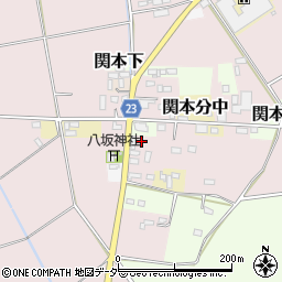 茨城県筑西市関本中760-1周辺の地図