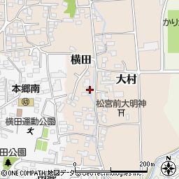 長野県松本市大村1039周辺の地図