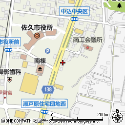ホシザキ北信越株式会社　佐久営業所周辺の地図