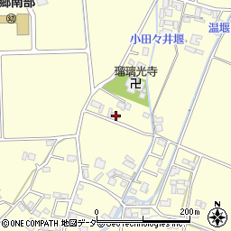 長野県安曇野市三郷温602周辺の地図