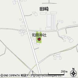 和岡神社周辺の地図