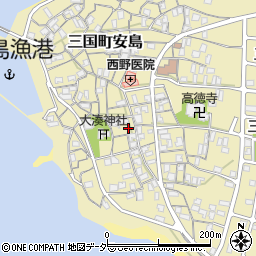福井県坂井市三国町安島23-2周辺の地図