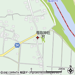 香取神社西周辺の地図