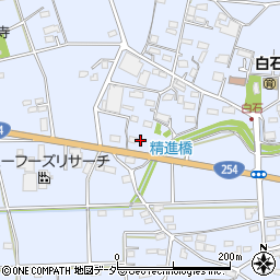 群馬県藤岡市白石800周辺の地図