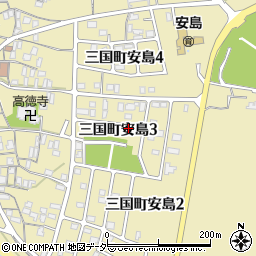 福井県坂井市三国町安島3丁目周辺の地図