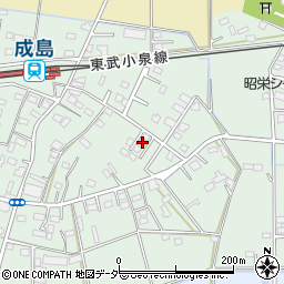 群馬県館林市成島町701周辺の地図