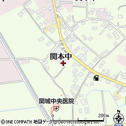 茨城県筑西市関本中348周辺の地図