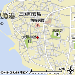 福井県坂井市三国町安島23-1周辺の地図