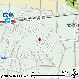 群馬県館林市成島町701-6周辺の地図