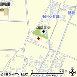 長野県安曇野市三郷温608周辺の地図