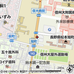 松本警察署北部交番周辺の地図