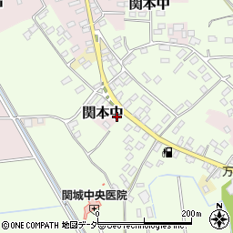 茨城県筑西市関本中347周辺の地図