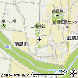 群馬県太田市前島町周辺の地図