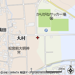 長野県松本市大村198周辺の地図