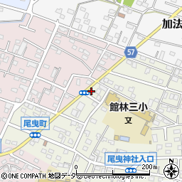 尾川自転車店周辺の地図