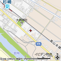 カクダイ飛騨工場周辺の地図
