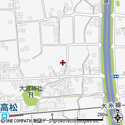 昭電松本工場周辺の地図