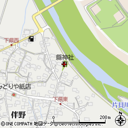 県神社周辺の地図
