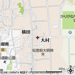 長野県松本市大村260周辺の地図