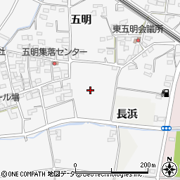 埼玉県児玉郡上里町五明周辺の地図