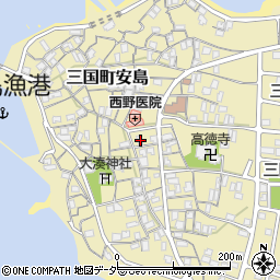 福井県坂井市三国町安島30-1周辺の地図