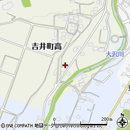 群馬県高崎市吉井町高201周辺の地図