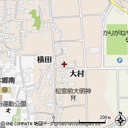 長野県松本市大村190周辺の地図