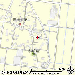 群馬県館林市当郷町甲-394周辺の地図