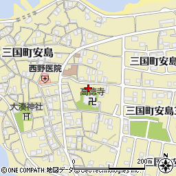 福井県坂井市三国町安島56周辺の地図