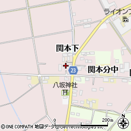 茨城県筑西市関本中858周辺の地図