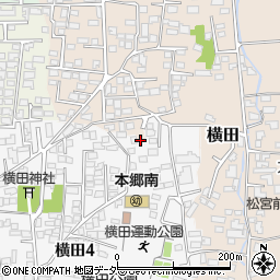 長野県松本市大村1061周辺の地図