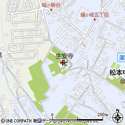 生安寺周辺の地図