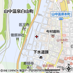 石川県加賀市山中温泉白山町井周辺の地図