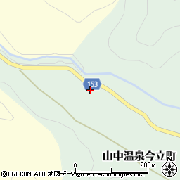 石川県加賀市山中温泉今立町イ周辺の地図