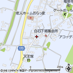 群馬県藤岡市白石2078-1周辺の地図