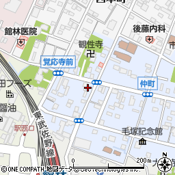 越澤商店周辺の地図