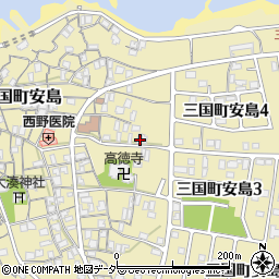 福井県坂井市三国町安島29-44周辺の地図