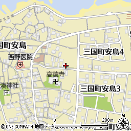 福井県坂井市三国町安島29周辺の地図